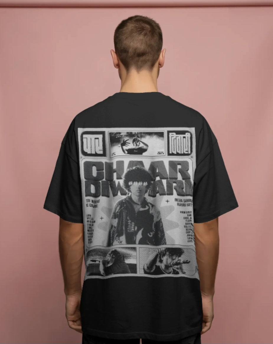 CHAAR DIWAAR TRENDING TEE | LIMITED OFFER | 1NOT1 CLOTHES |