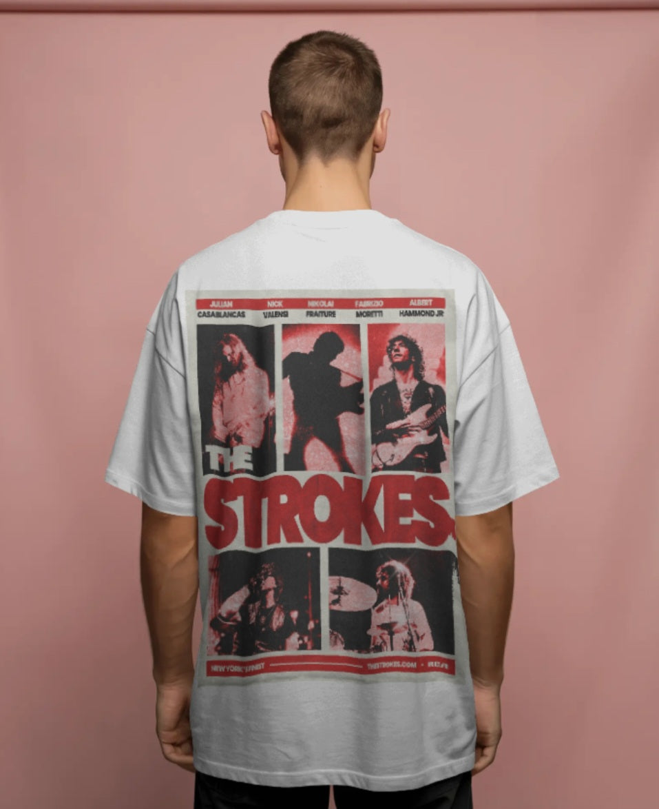 THE STROKES PRINTED TEE | LIMITED OFFER | 1NOT1 CLOTHES |