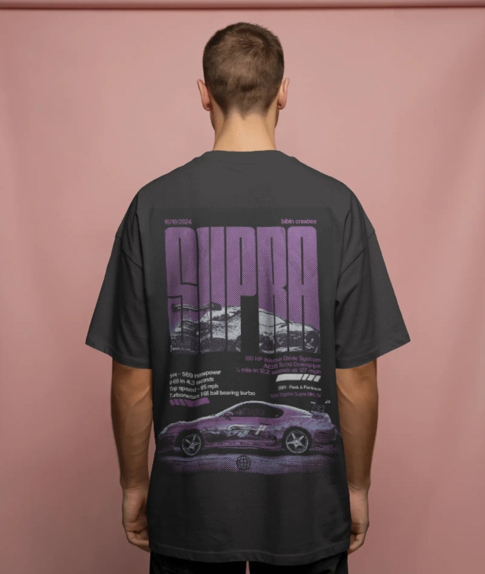 SUPRA CAR PRINTED | LIMITED TIME SALE | 1NOT1 CLOTHES |