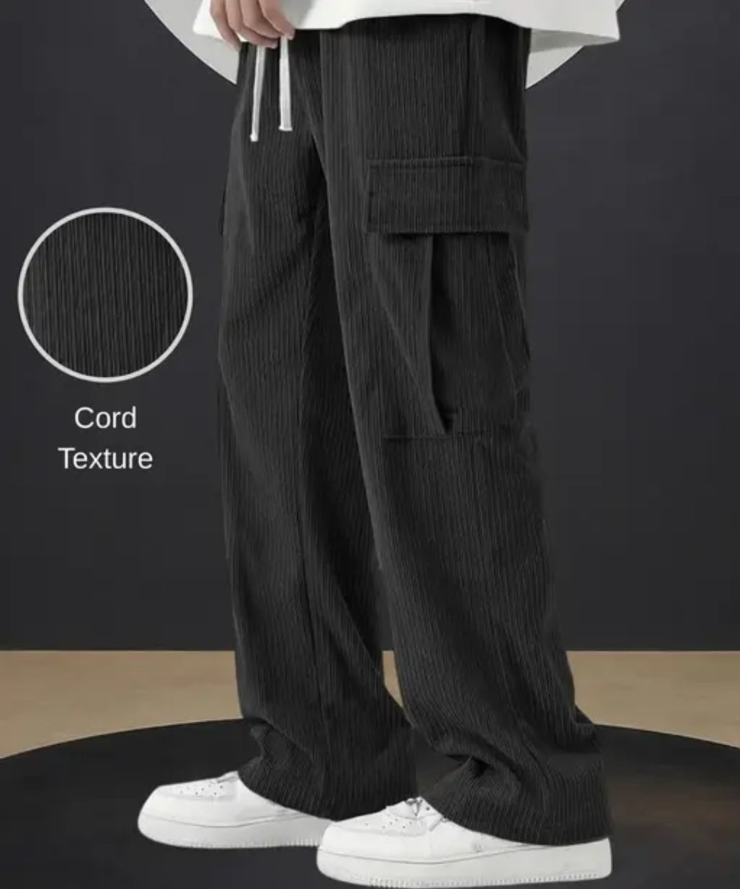 CARGO JEANS FOR MEN | BLACK COLOUR |