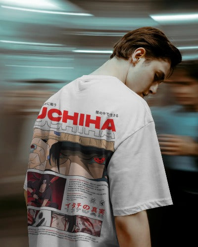 UCHIHA PRINTED TEE | LIMITED OFFER | 1NOT1 CLOTHES |