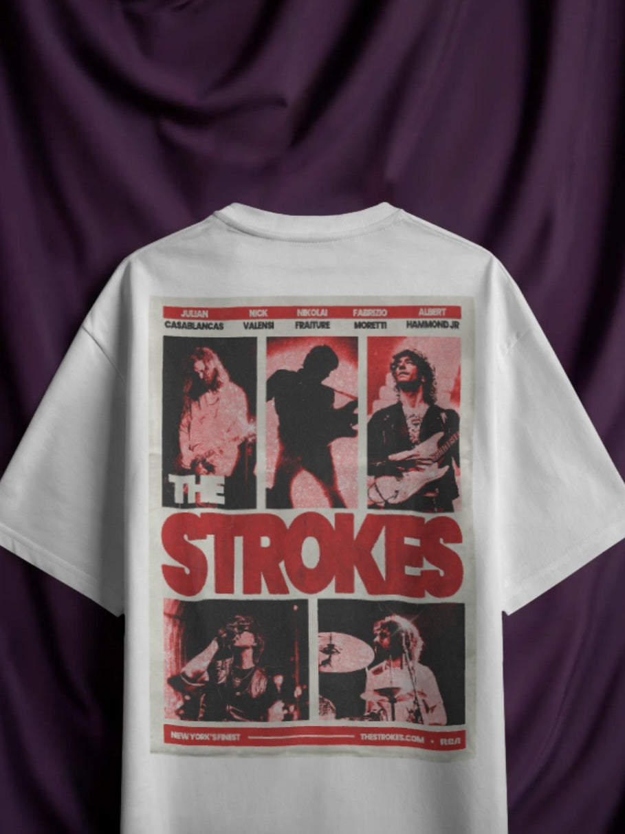 THE STROKES PRINTED TEE | LIMITED OFFER | 1NOT1 CLOTHES |