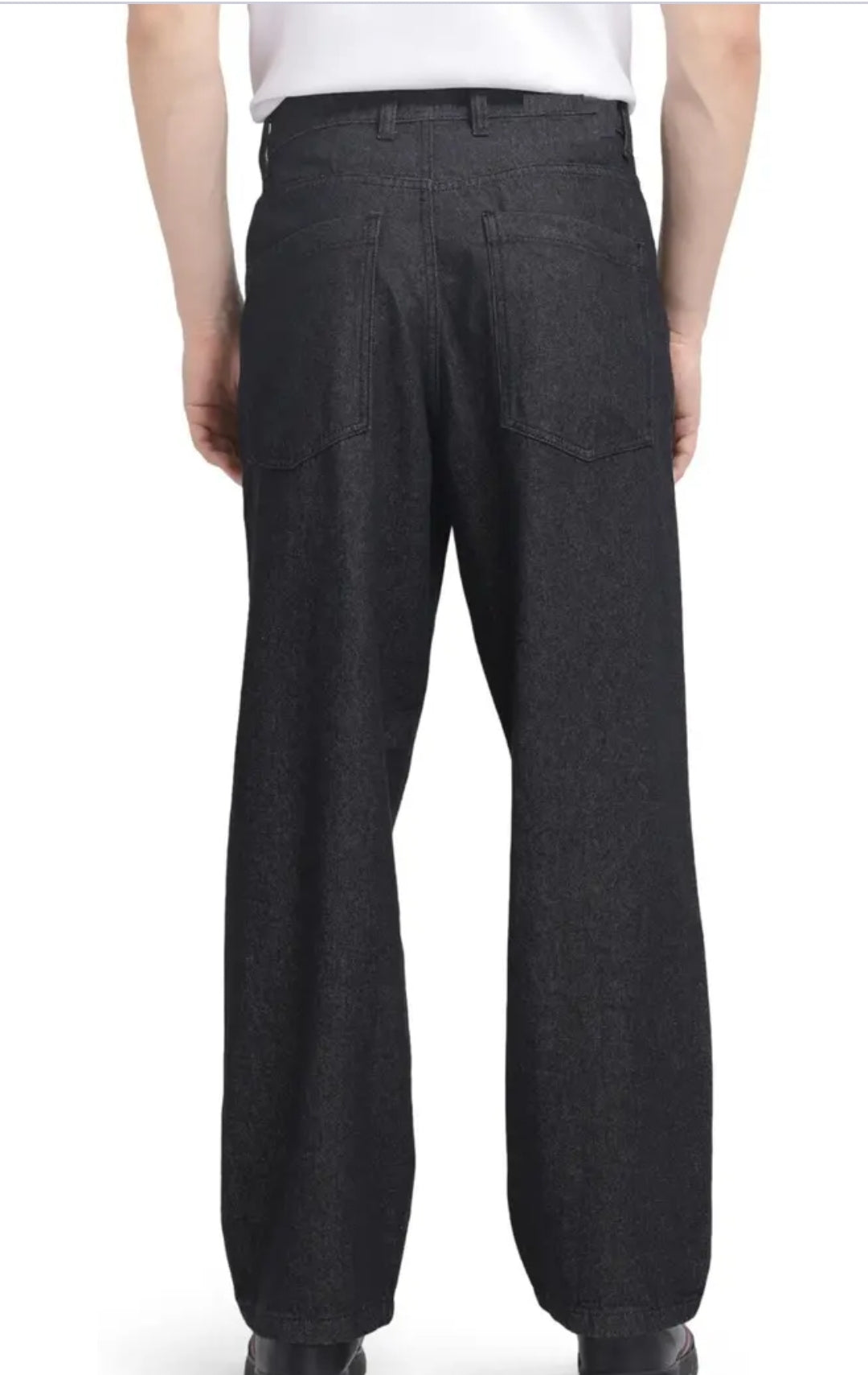 MEN LOOSE FIT GREY COLOUR DENIM JEANS
