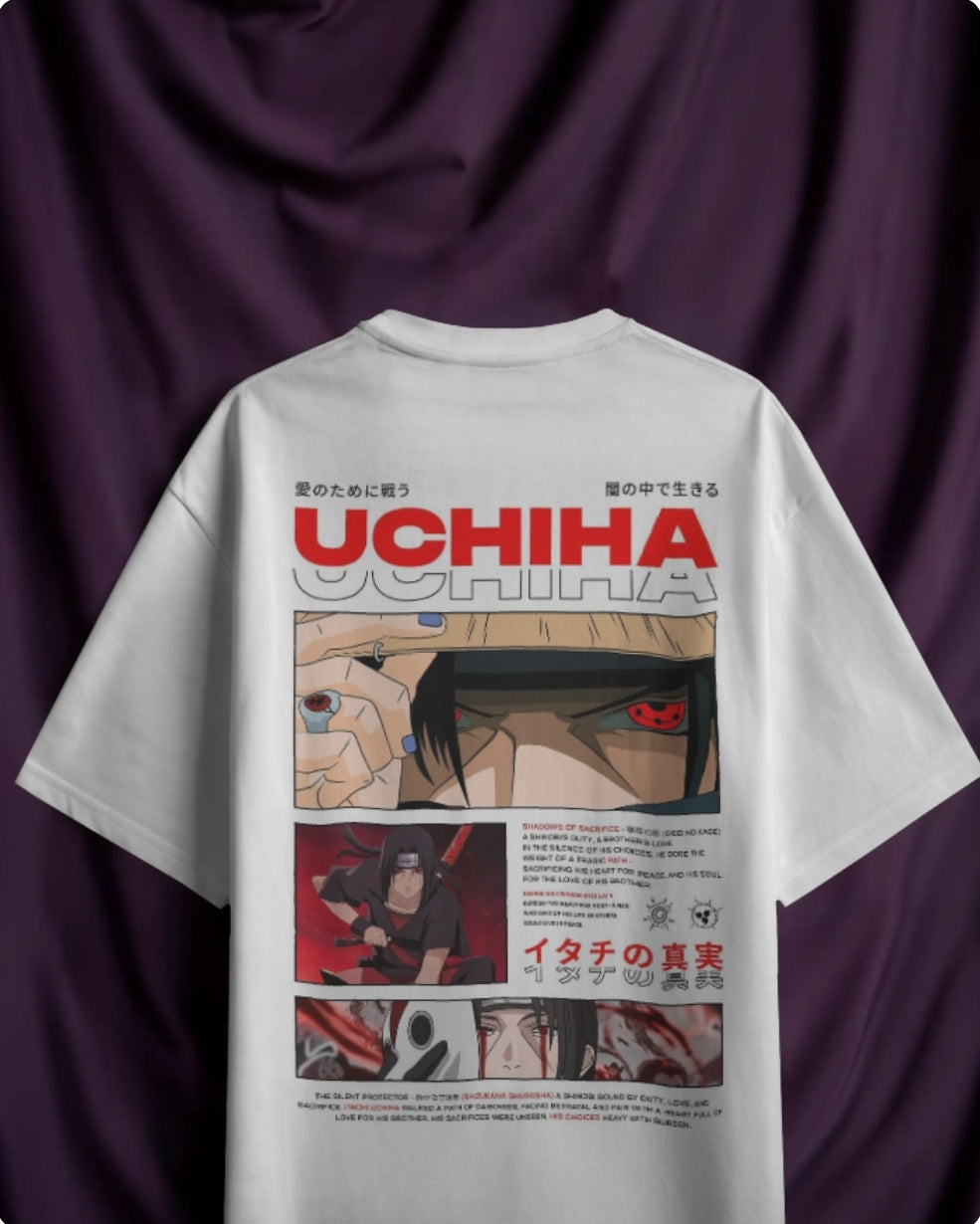 UCHIHA PRINTED TEE | LIMITED OFFER | 1NOT1 CLOTHES |