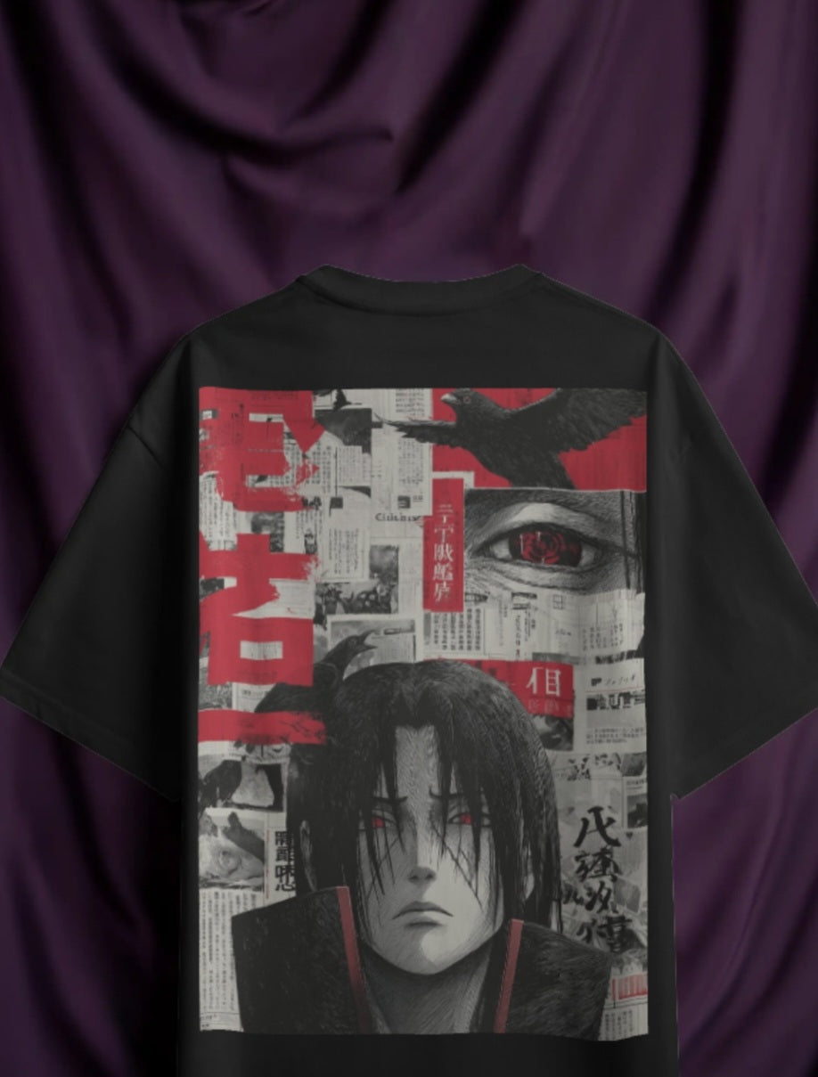 ITACHI UCHIHA PRINTED TEE | LIMITED OFFER |
