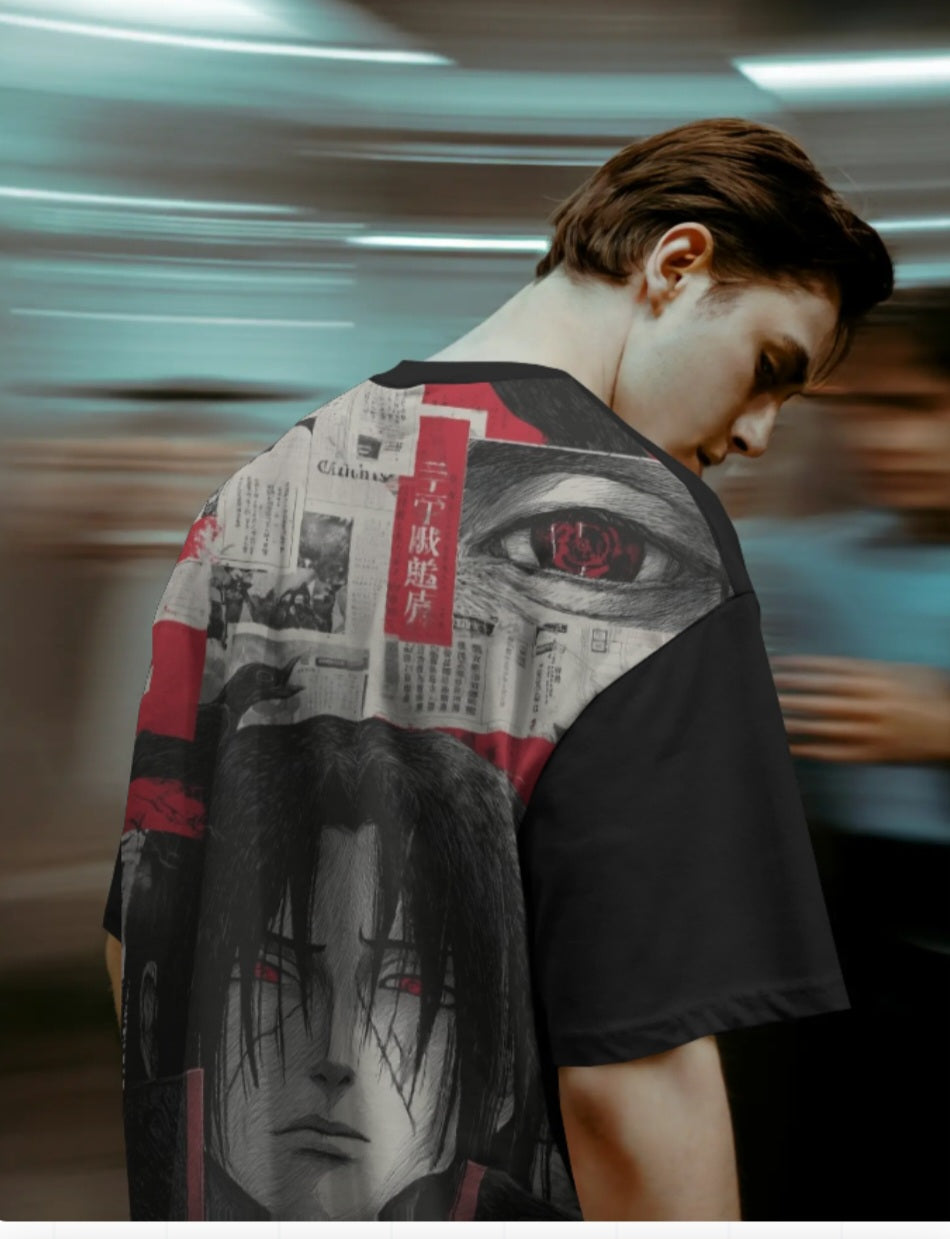 ITACHI UCHIHA PRINTED TEE | LIMITED OFFER |